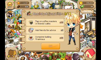 LINE I LOVE COFFEE QUEST: Benchmark Just A Little 3/11