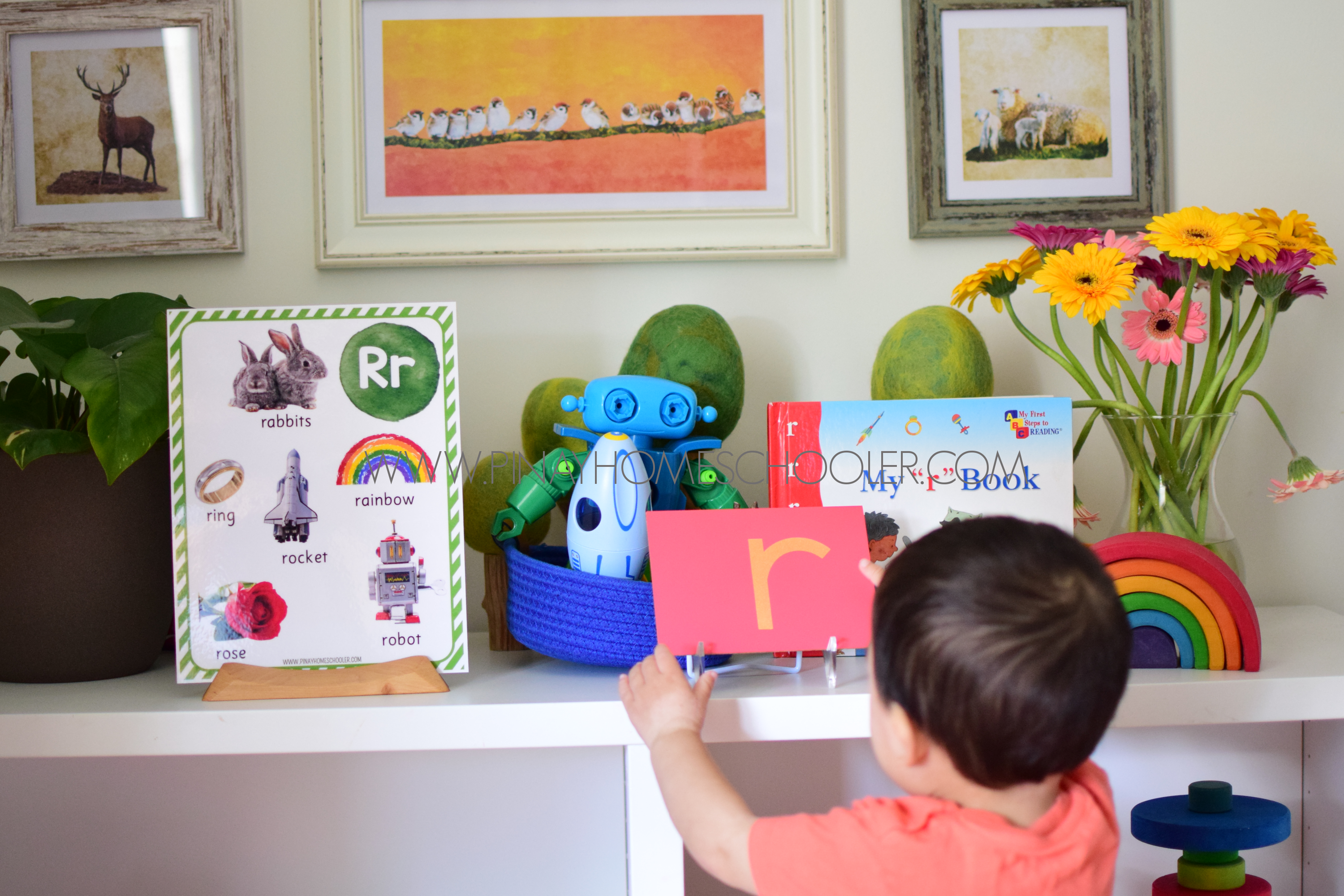 Montessori Activity Trays at 21 Months