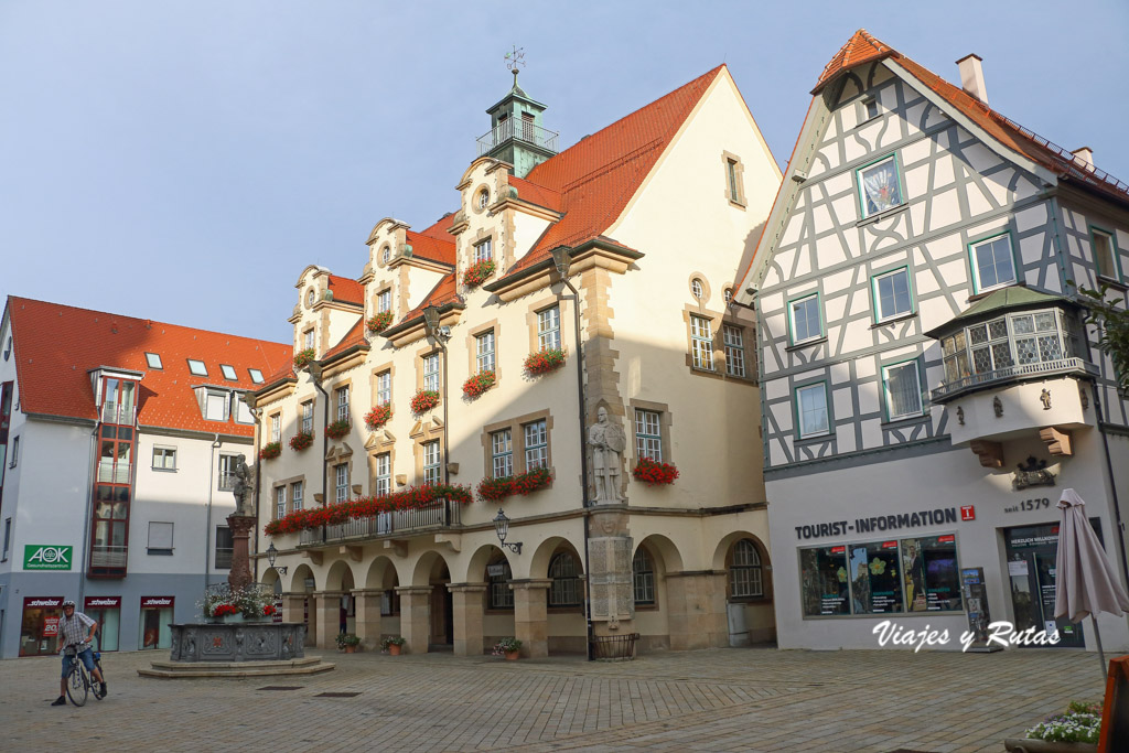 Plaza del ayuntamiento de Sigmaringen