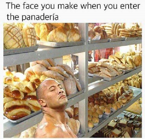 Cuando entras a la panadería