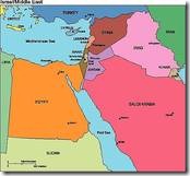 map of middle east