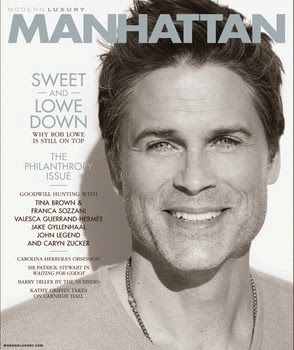 Rob Lowe Covers Manhattan's Philanthropy Issue, 2013