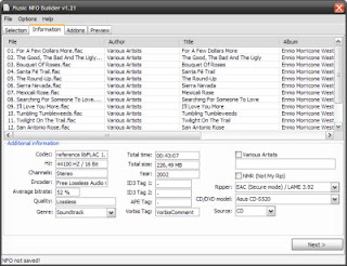 Music NFO Builder
