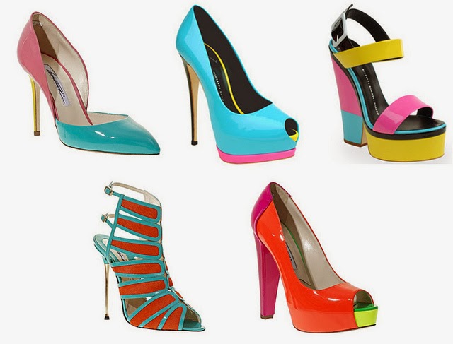 ZAPATOS COLOR NEON - ZAPATOS DE MODA EN COLORES NEON vía http://xn--nias-hqa.blogspot.com/