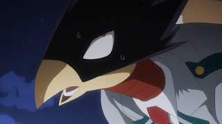 ヒロアカ 5期5話 ホークス 常闇踏陰 インターン Hawks & Tokoyami 僕のヒーローアカデミア アニメ My Hero Academia Episode 93