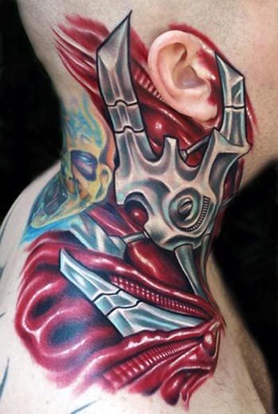 BioMechanical Tattoo Pictures Collection