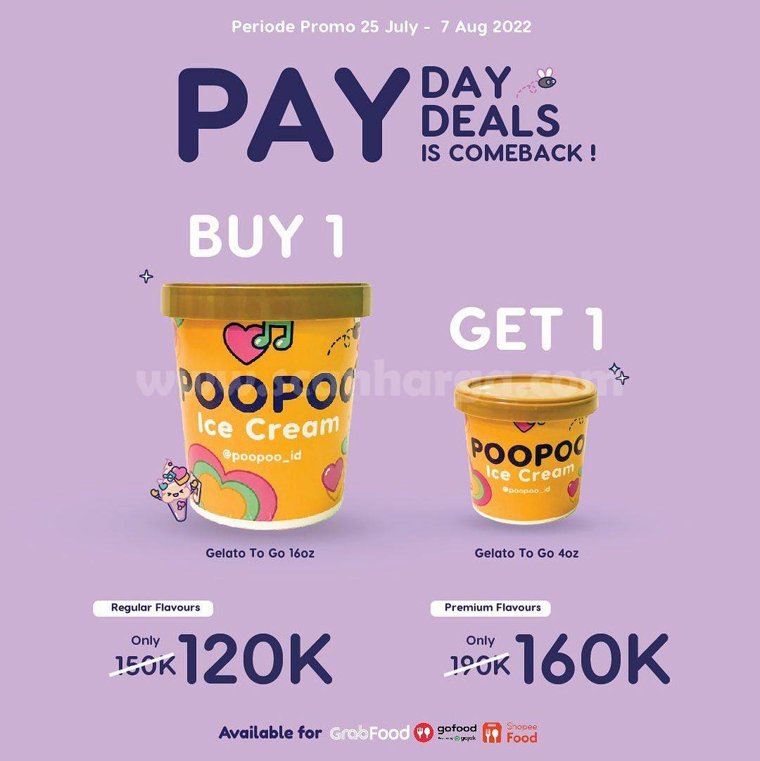 Promo POOPOO Payday Deals - Buy 1 Get 1 & Buy 3 Cups Start From 60K