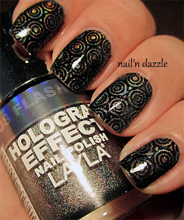 layla holo, holographic, polish, flash, black, bundle, monster, stamped, konad, black