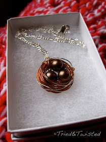 DIY Bird Nest Necklace: Tried&Twisted