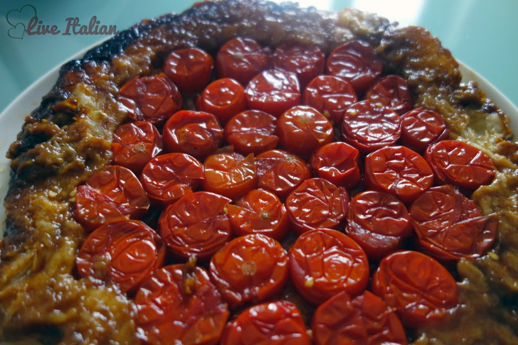 Tarte tatin di pomodorini