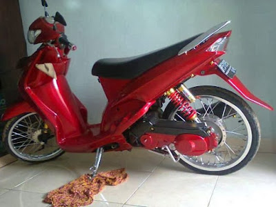 modifikasi yamaha mio sporty velg 17