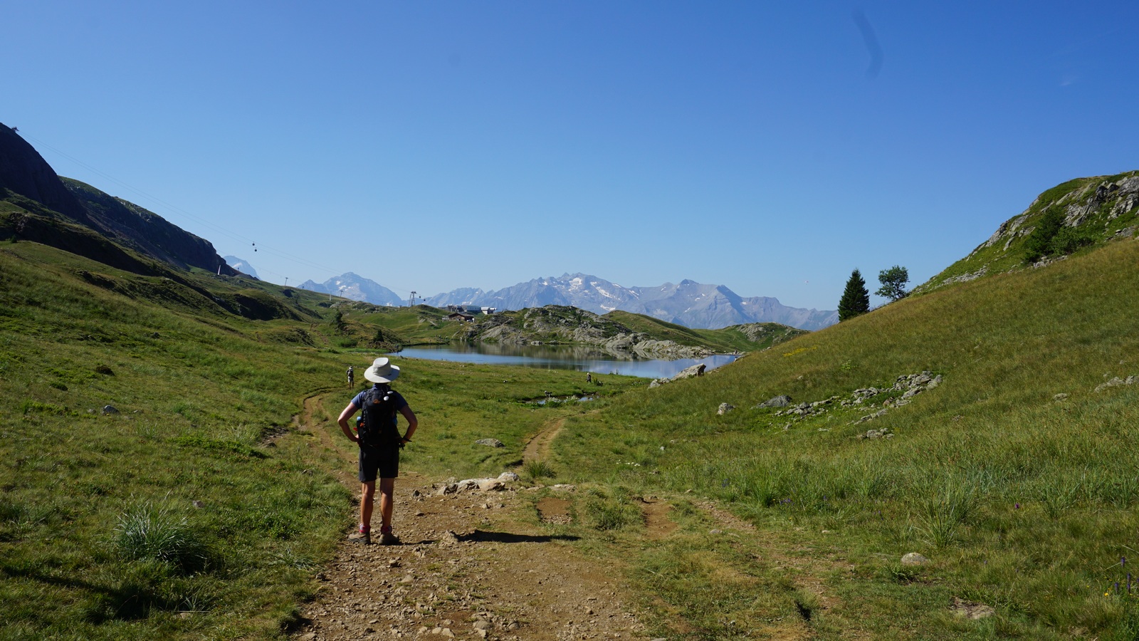 On the lakes trail Alpe d'Huez