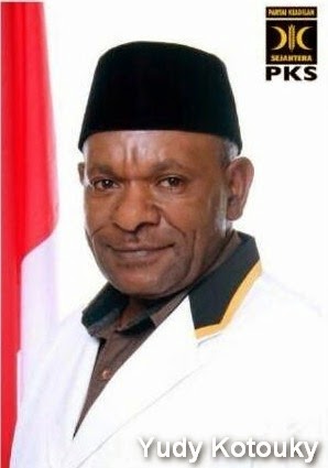 Yudy Kotouky, Caleg PKS Putra Asli Papua yang Menorehkan Sejarah ke Senayan