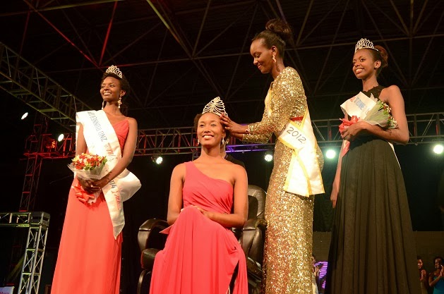 Miss Rwanda 2014 winner Colombe Akiwacu