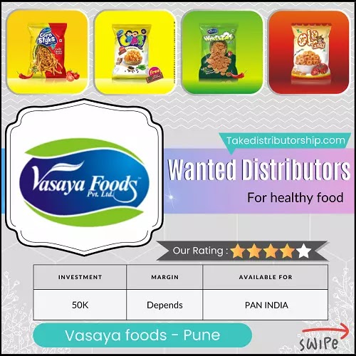 Wanted Distributors for healthy food