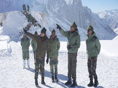 Corps Commander Lt Gen A Sengupta visits Siachen Glacier, reviews winter preparedness