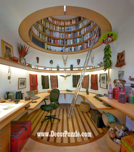 library ceiling design ideas for the office space to store books