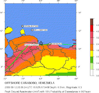 Temblor,Terremoto,Sismo, Seismo en el Estado Carabobo, Venezuela