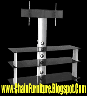 Chanies LCD & TV Stand (Aluminum  & Glass)