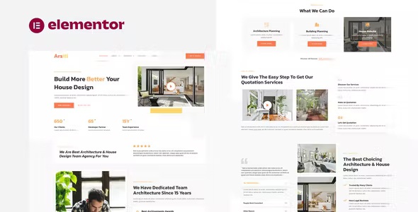 Best Architecture & House Design Agency Elementor Template Kit