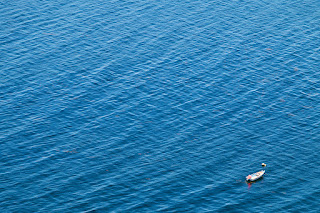 Bote agua Lago Titikaka