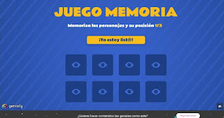  JUEGO DE MEMORIA ONLINE