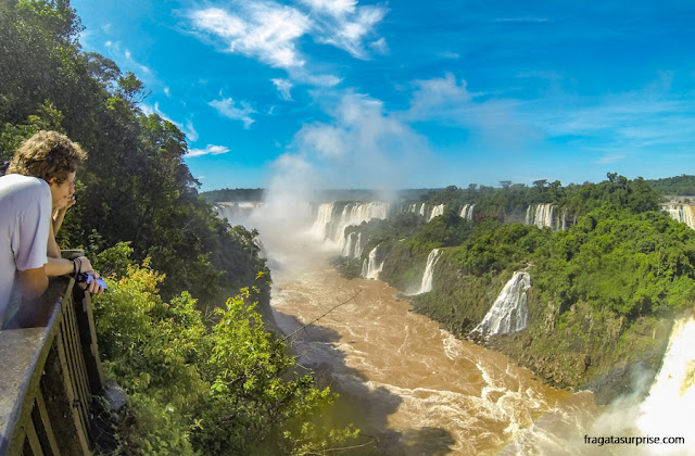 Mirante para as Cataratas do Iguaçu