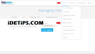 Cara mudah perpanjang domain Gratis di freenom.com