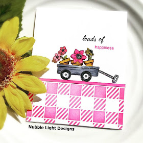 Loads of happiness by Priscilla features Newton's Wagon of Wishes and Gingham by Newton's Nook Designs; #newtonsnook