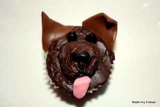 dog cupcake