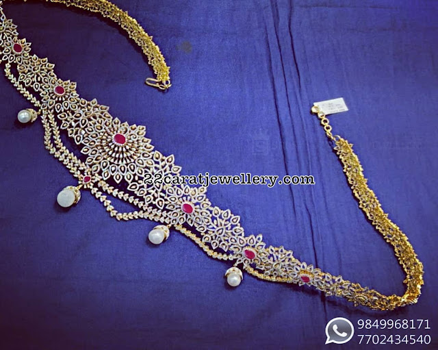 Latest Diamond Waistbelt by Shankarlal