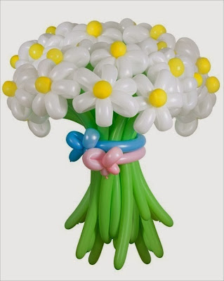  make an easy balloon flower bouquet