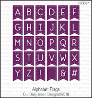 ODBD Custom Alphabet Flags Dies