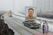 2011: Kim Jong Il's Funeral. Leading the procession. (kimjongil )