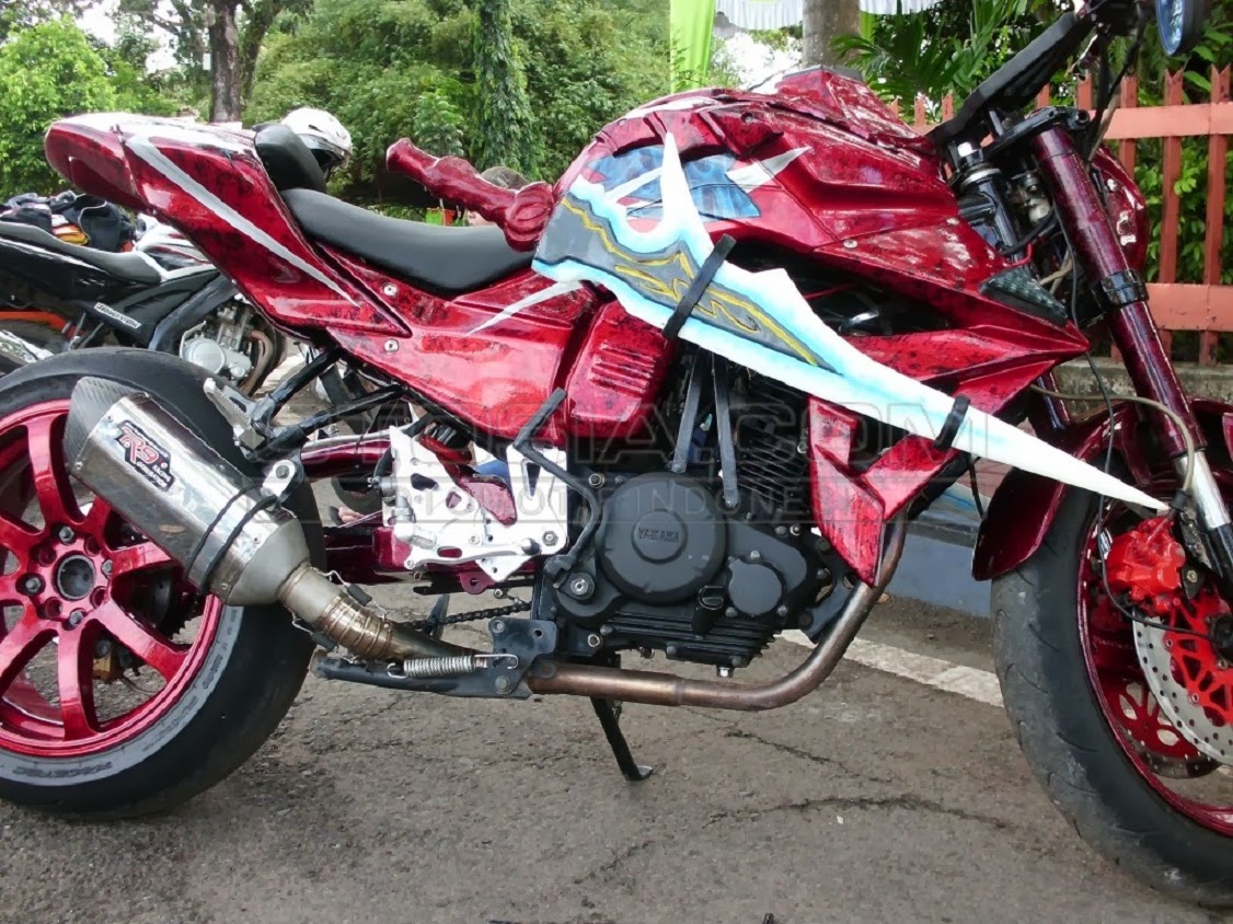 MOTOR KU Modifikasi Extrim Yamaha Byson