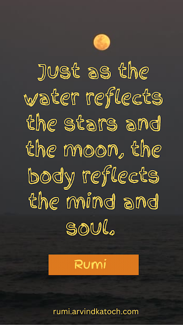 water,moon,mind,soul,stars,rumi,rumi quotes,