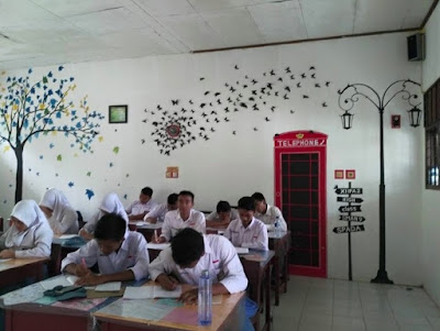 dekorasi ruang kelas smp terbaru