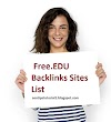 Best Free.EDU Backlinks Sites List 2020 [ SEO TIPS ]