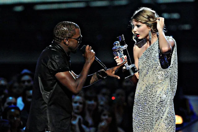 Kanye West Breaks The VMA Stage During Taylor Swift's Award Victory Speech