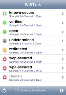 WifiTrak tim diem phat WiFi mien phi  tren Iphone