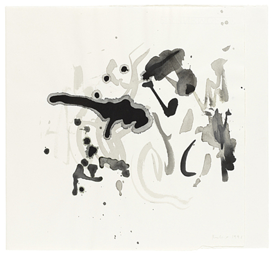 drawing Michael Krebber Untitled, 1991