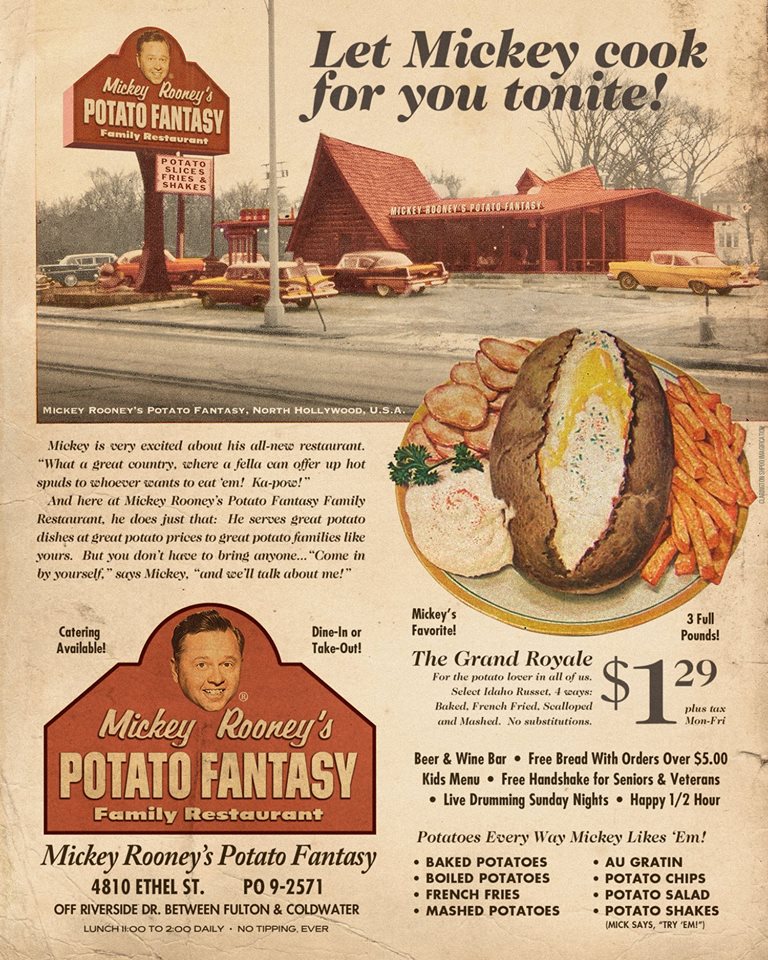 Mickey Rooney's Potato Fantasy