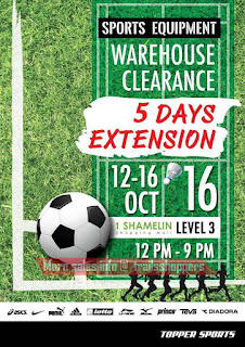 Topper Sports Warehouse Sale Extended 2016