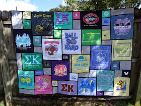 UF Sigma Kappa T-Shirt Quilt
