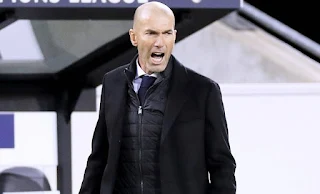 Real Madrid coach Zidane refuse to speak about seeing out his contract