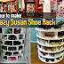 DIY How to Make Lazy Susan Shoe Rack