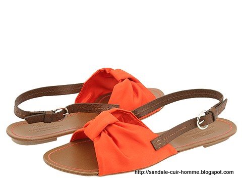 Sandale cuir homme:cuir-676181