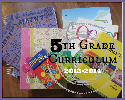 5th Grade Homeschool Curriculum 2013-2014 from The Unlikely Homeschool