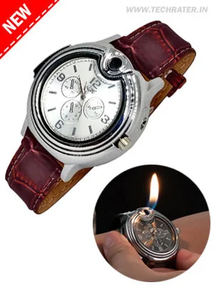 2-in-1 Wrist Watch with Lighter