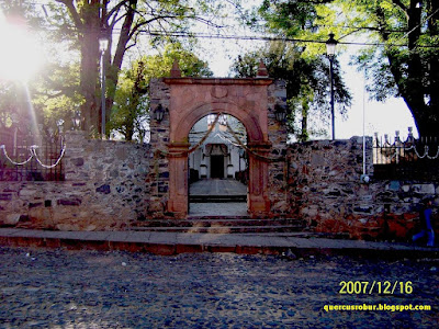 Vista de la capilla de Señor del Ocotito